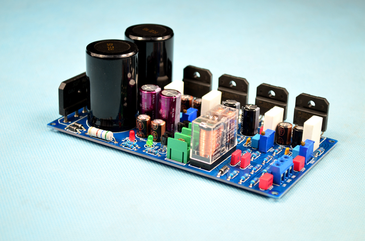 发烧级双并联纯后级功放板