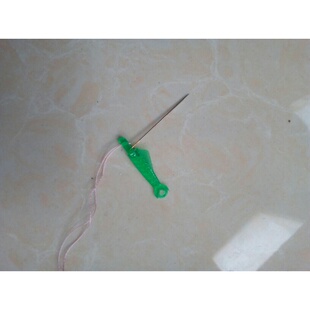 手工DIY工具穿线工具 小鱼穿线器 手工针穿线器塑料穿线器 3个