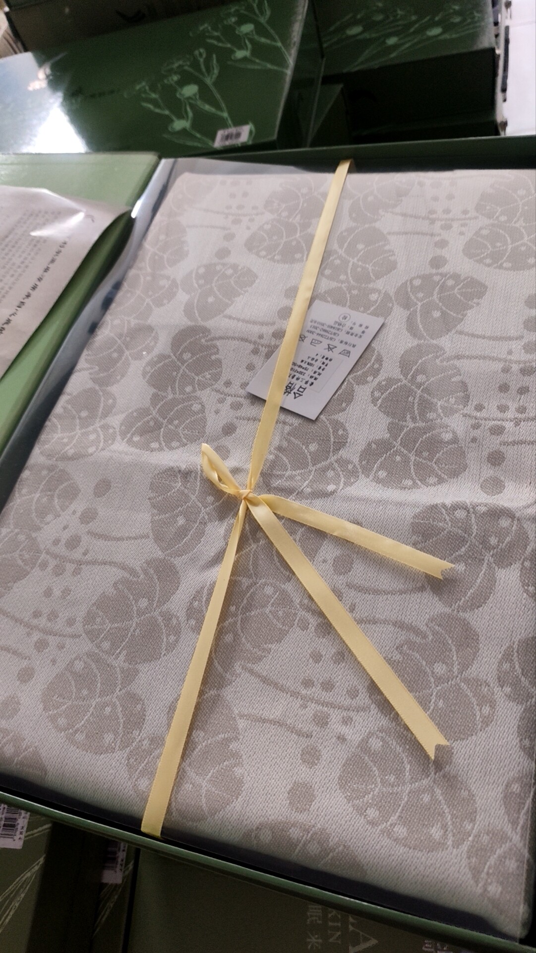 可利尔 纯亚麻凉席三套件冰花冲钻210*230m凉席枕套