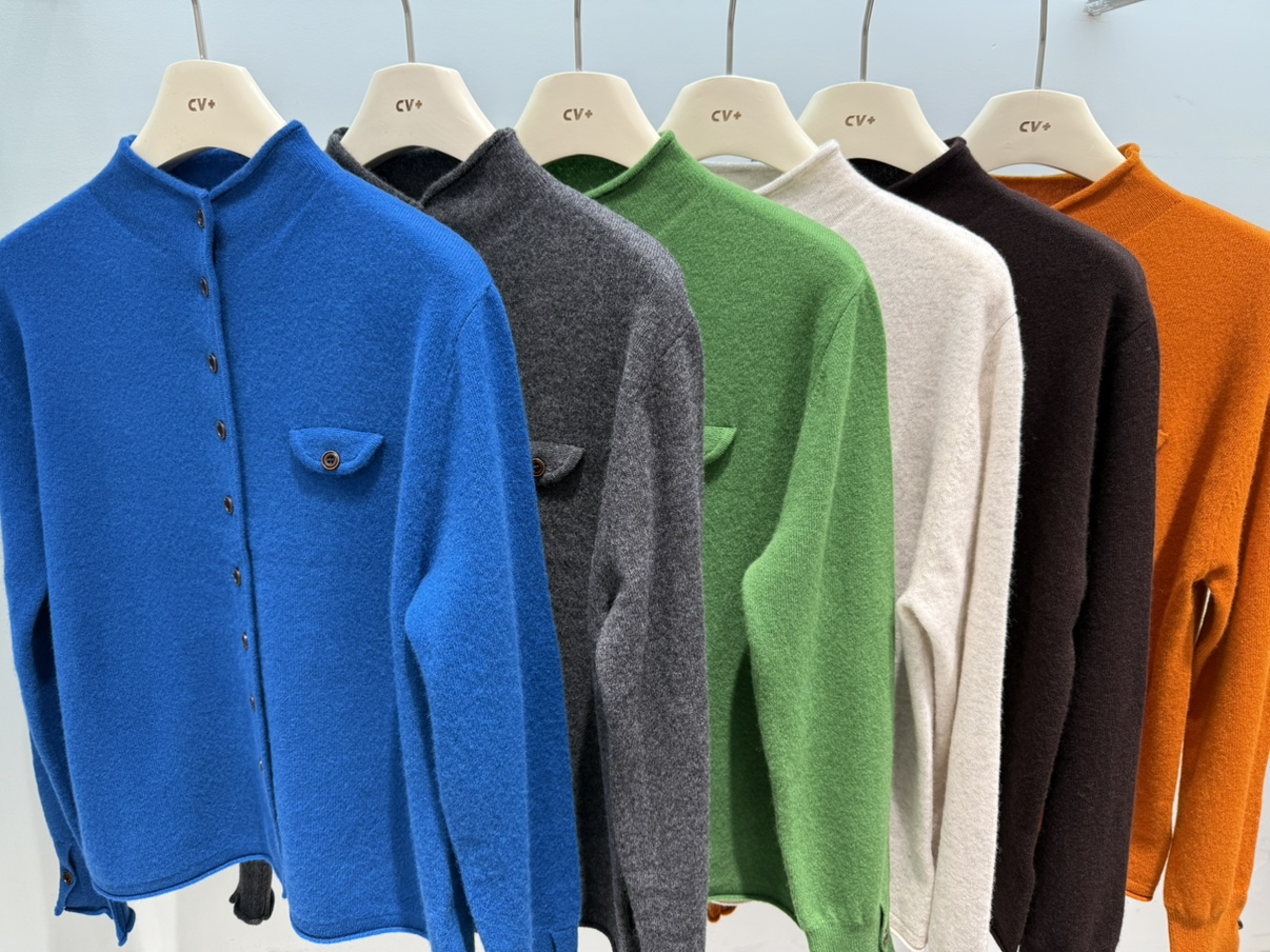 2025秋季新款高级感巨好看打底衫100%羊毛针织毛衣开衫外套女秋冬