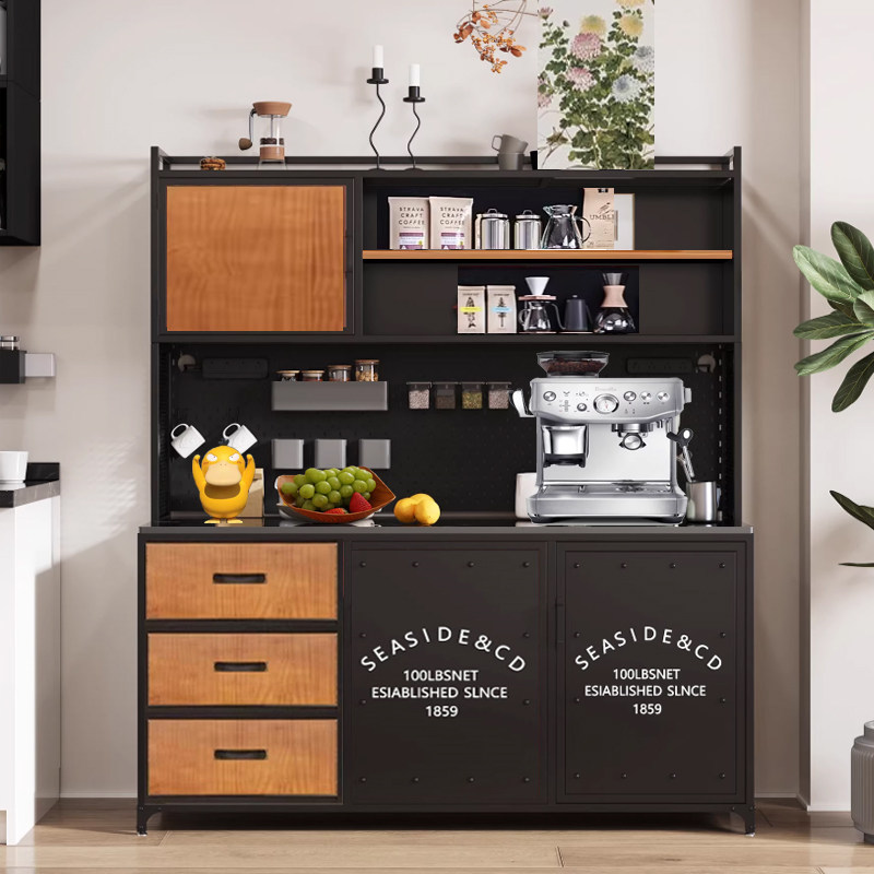 工业风餐边柜美式复古loft咖啡柜客厅厨房餐厅收纳酒水饮料零食柜,住宅家具,餐边柜,淘宝优惠券,粉丝福利购,淘宝优惠卷