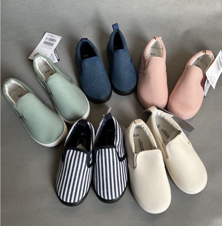 春秋日常简约儿童百搭儿童帆布鞋