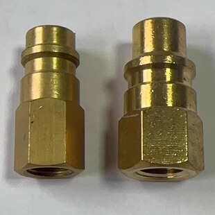 R1234yf汽车空调雪种冷媒制冷剂钢瓶转换接头加氟公接口1/2ACMELH