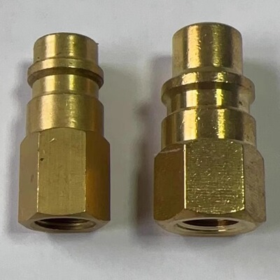 R1234yf汽车空调雪种冷媒制冷剂钢瓶转换接头加氟公接口1/2ACMELH