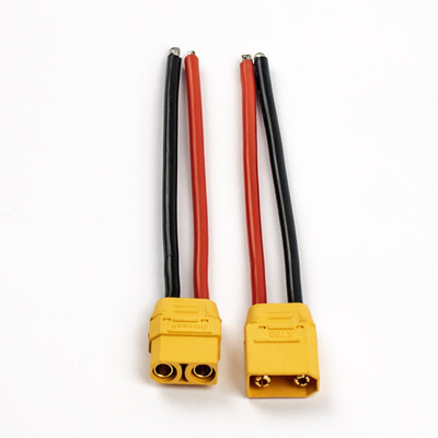 Amass艾迈斯XT60插头XT90插头带线防打火XT30接头航模锂电池接头