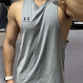 UA安德玛春夏Sportstyle男子无袖 宽松训练运动T恤舒适透气1329286