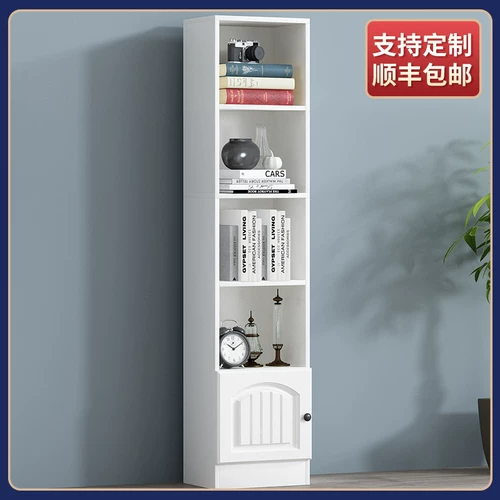 Простая книжная полка, современная и минималистичная коробочка для хранения для спальни, книжный шкаф для школьников