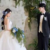 瀑布手捧花新娘婚礼花束满天星结婚仿真花闺蜜成品礼物摄影道具