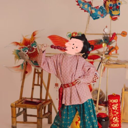 新年写真拍摄道具快乐摄影道具