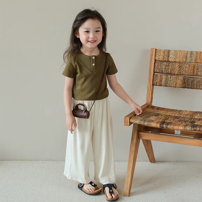 女童宝宝春秋夏季薄款休闲阔腿裤打底长裤子中小儿童装2025新款潮,童装/婴儿装/亲子装,裤子,淘宝优惠券,粉丝福利购,淘宝优惠卷