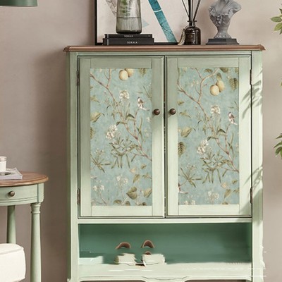 复古美式法式柜子翻新贴纸可移除