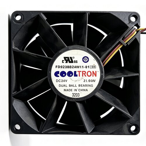 全新 COOL TRON FD9238B24W11-81 24V 21.8W 9厘米变频器散热风扇