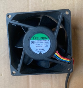 14.81W 8038雙滾珠散熱風(fēng)扇 PSD1208PMB1 原裝 8cm SUNON DC12V