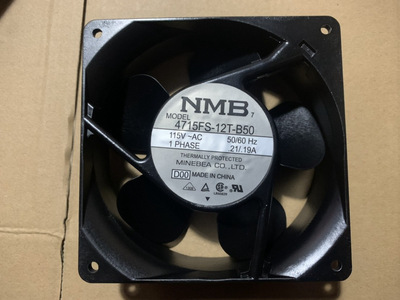 原装 NMB 4715FS-12T-B50 115V 50/60HZ .21/.19W