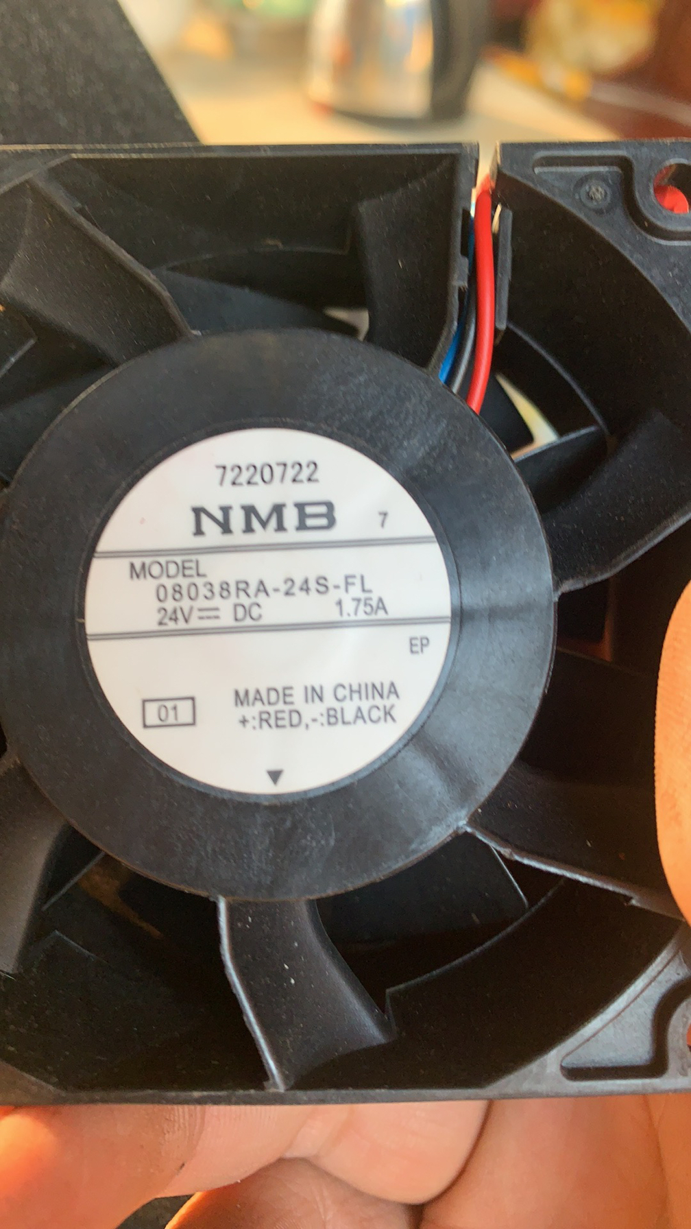 包邮全新08038RA-24S-FL 24V 1.75A 8厘米变频器散热风扇
