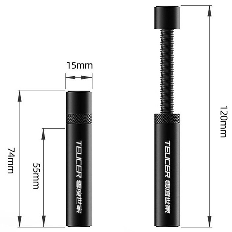 零度世家 电脑机箱显卡支架 迷你防弯支撑杆托架千斤顶小磁吸固定