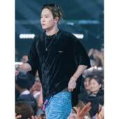 型短袖 欧洲王嘉尔同款 黑色丝绒宽松t恤圆领休闲帅气大版 男女百搭