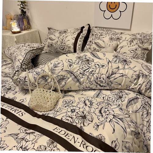 4pc bedsheet set bed sheet quilt blanket duvet cover sets
