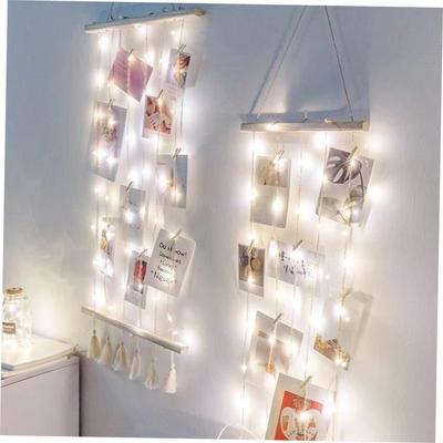 Nordic Wall Decoration Room Wooden Stick Photo Frame Artwork