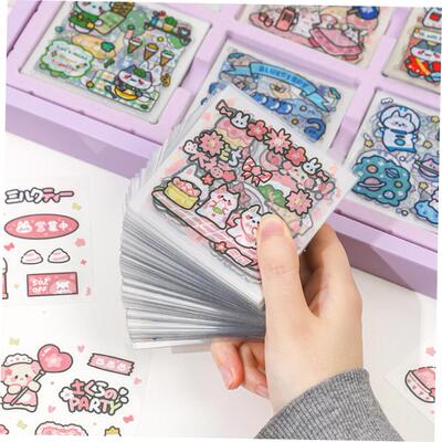 waterproof asthetic stickers sticker set 日韩可爱贴纸樱花