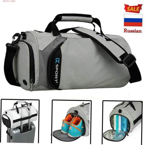 Men Gym Bags For Fitness Training Outdoor Travel Sport Bag M