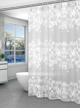 high quality The bathroom shower curtain checkered PEVA 浴帘