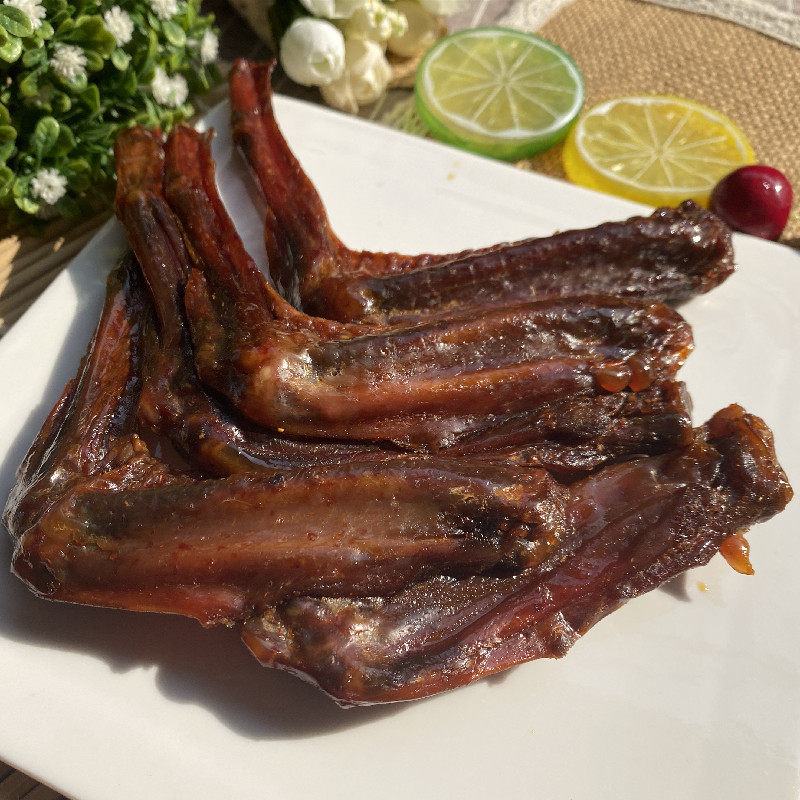勾古烤翅烤鸭翅福建三明莘口沙阳特产熏鸭翅膀5个装香辣味