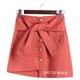 饰短裙 纯棉系带装 徐07 香蕉系列124XJBB006品牌折扣清仓女夏季