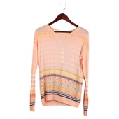 显瘦上衣 打底针织衫 徐08 坚系列80JCWD054女春秋条纹少女长袖