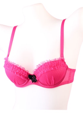 [徐]【3.14每日特价】120ALF006女文胸小罩杯蕾丝二排扣花边内衣