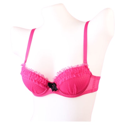 [徐]【3.14每日特价】120ALF006女文胸小罩杯蕾丝二排扣花边内衣