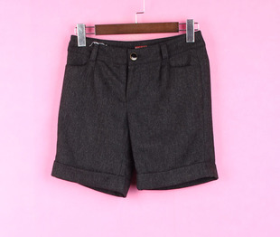 徐 中腰宽松百搭毛呢短裤 83YH406上新女装 休闲裤 子 春秋季