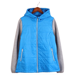 十月系列100SYMM124女秋冬连帽加绒孕妇肥大休闲外套 徐08