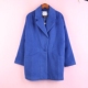 翻领长袖 春秋季 100SYMM484女式 宝蓝孕妇妈咪大衣外套 徐08