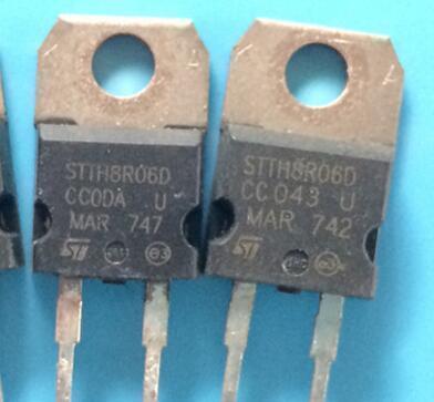 原装进口拆机 STTH8R06D TO-220 快恢复整流二极管 8A600V 可直拍