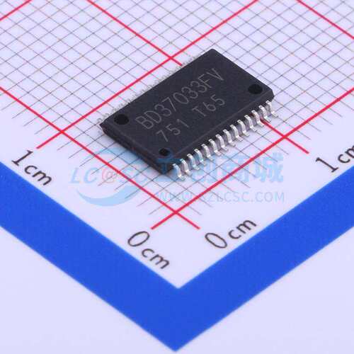 单晶片(MCU/MPU/SOC) BD37033FV-ME2 SSOP-28-5.6mm 原装正品