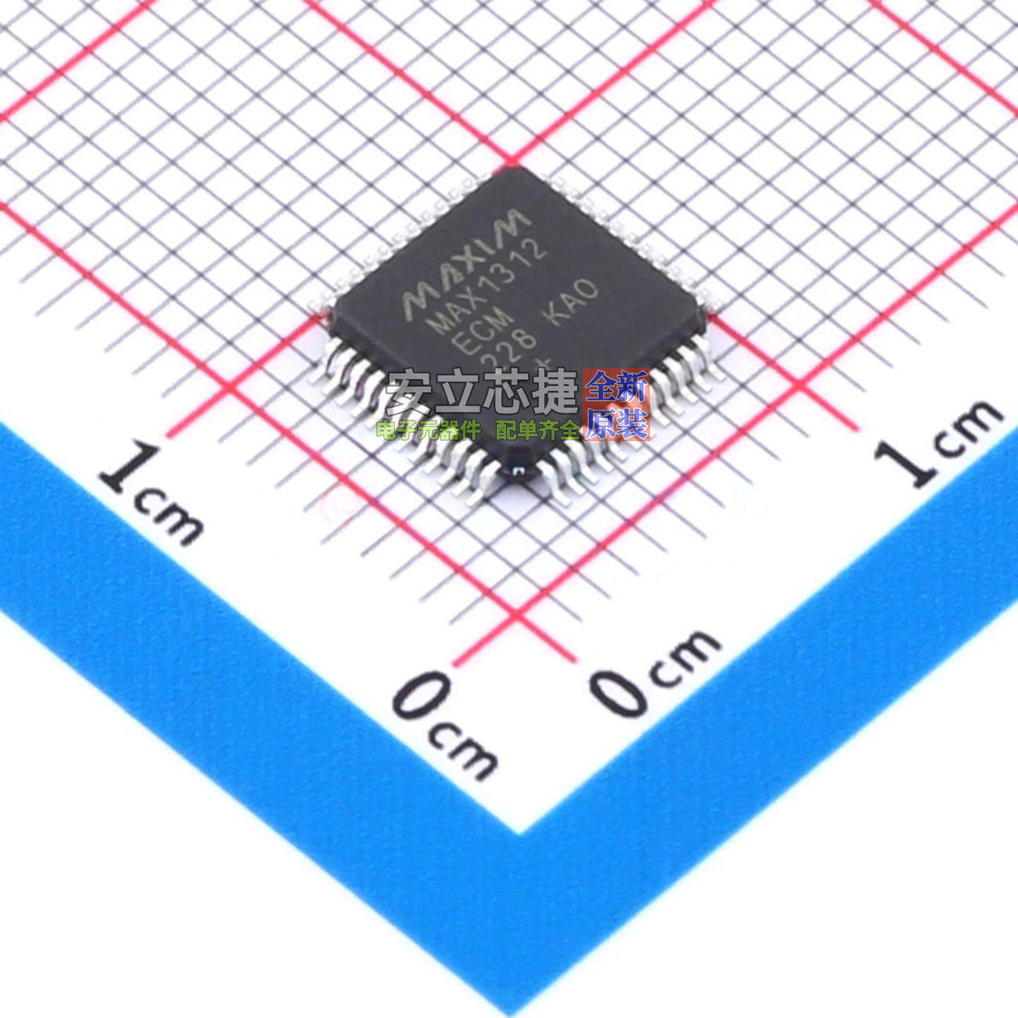 模数转换芯片ADC MAX1312ECM+ LQFP-48 MAXIM(美信) 电子元件配单