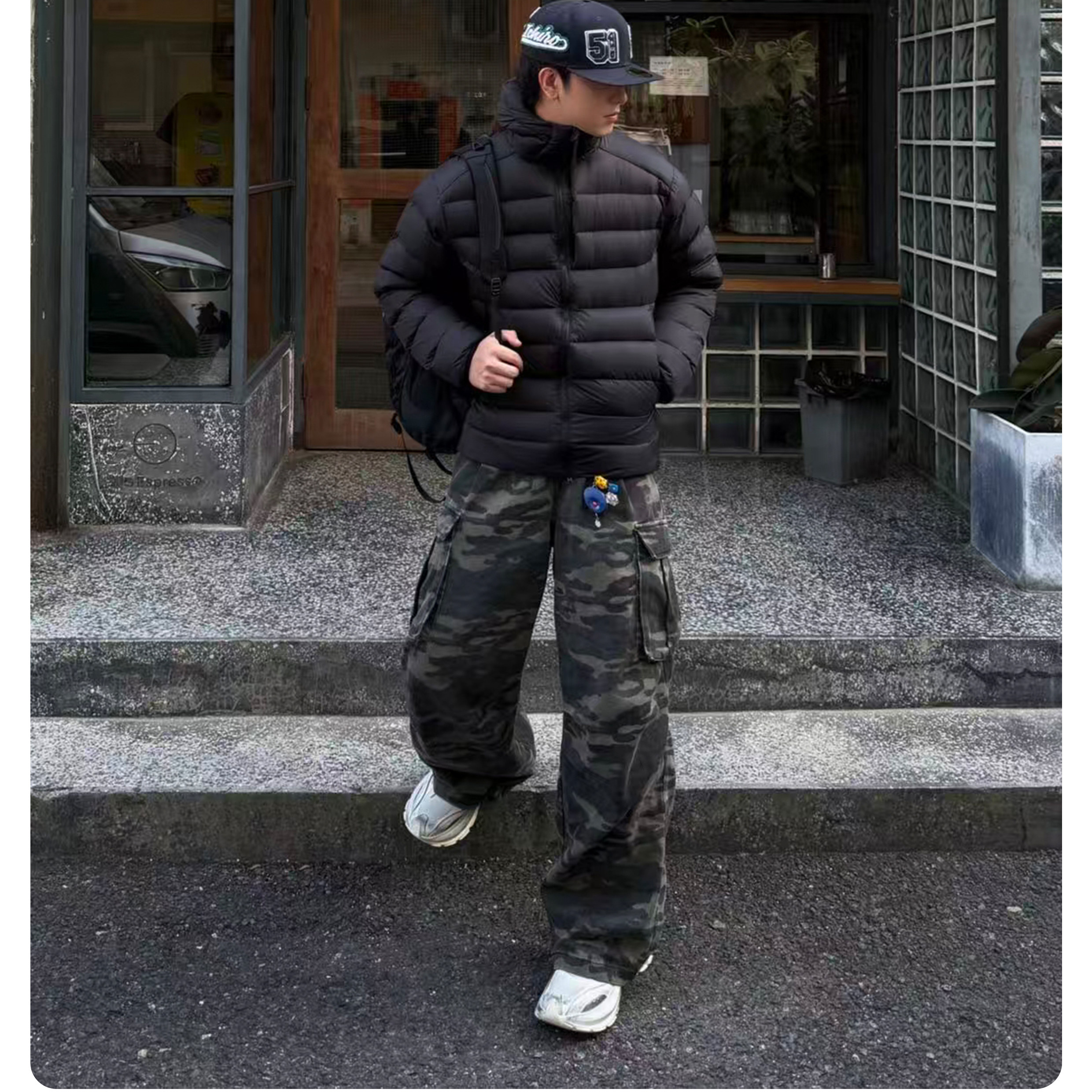 CHIBU赤布2025冬季新款排骨羽绒服男士短款90%白鸭绒保暖连帽外套