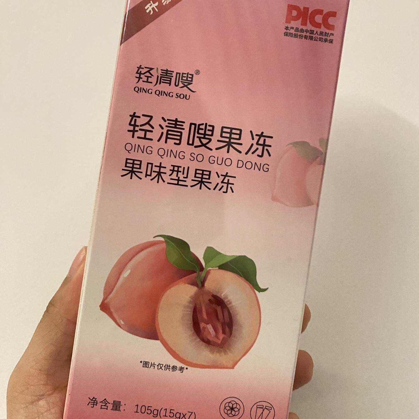 轻清嗖益生元酵素果冻果味型果冻果蔬酵素果冻水蜜桃味增强版正品