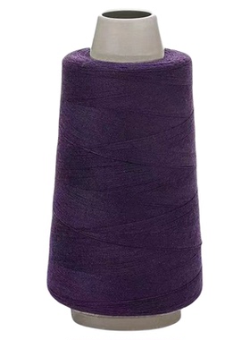 深紫色缝纫细线家用402涤纶老式缝纫机线手工暗紫缝衣平车线大卷