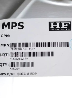 MPS代理 MP2307DN-LF-Z 原装正品 电阻模块电源 芯片 IC 假一赔十