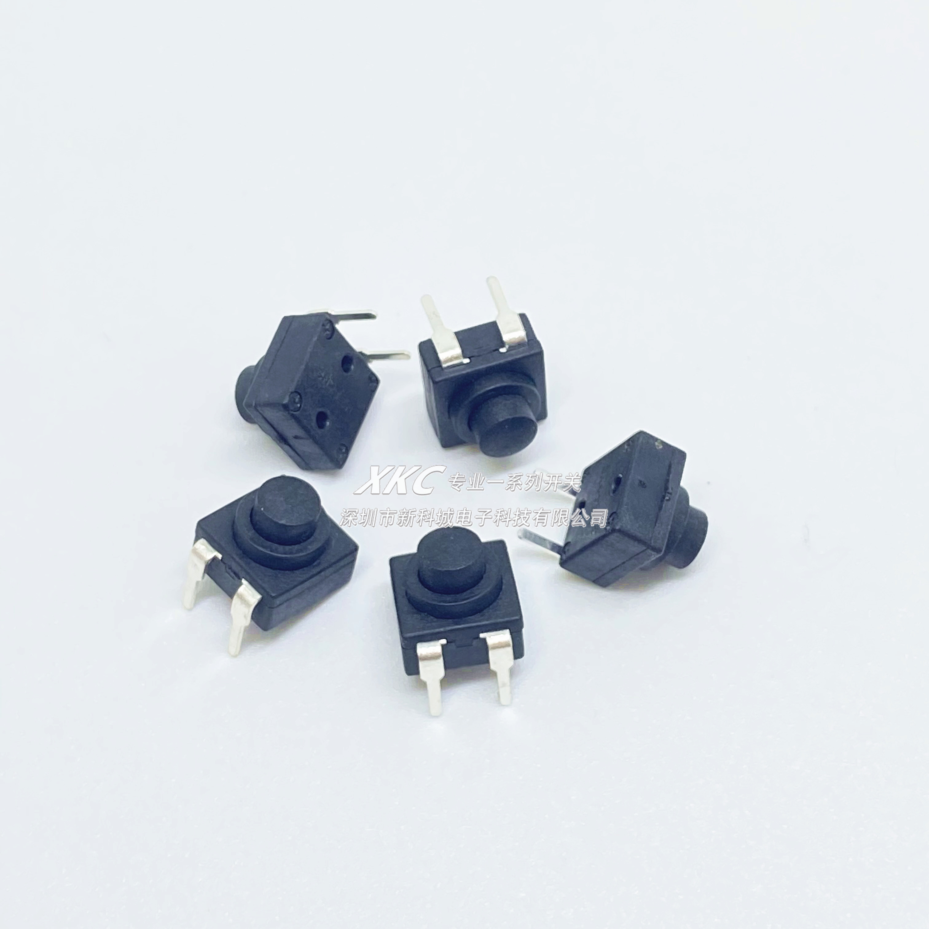 迷你小开关 按键按钮复位 无锁开关 8.3X8.3MM 高度8.3MM 直插2脚