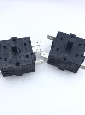 电热暖气扇风扇电源旋钮旋转开关XCK-240 -4脚2档 脚4档16A250VAC