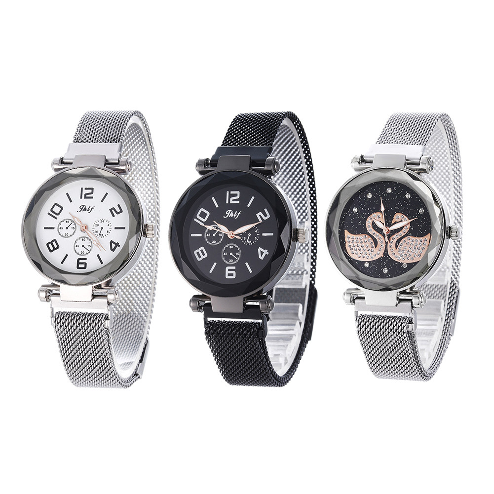 2019促销新款韩版简约休闲国产腕表学生磁铁带网红学生女便宜手表