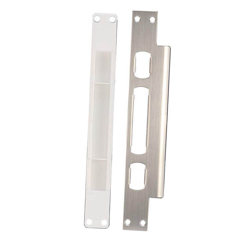 不锈钢门框扣片压边条 防盗门导向片 锁体档板锁槽扣板木门锁配.