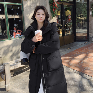 新品现货 牛角扣长款50绒羽绒服 9898详情P275控418图片