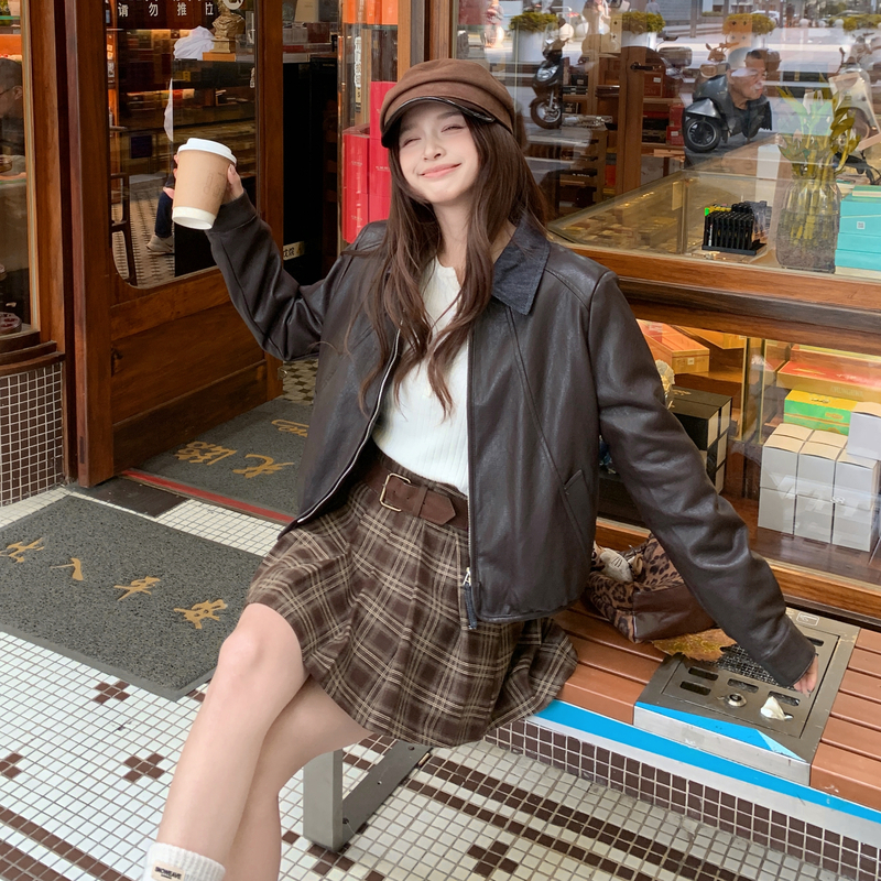 现货加棉PU皮外套加绒保暖棉服潮1536653P155K228,女装皮衣,艾青服饰 现货加棉PU皮外套加绒保暖棉服潮1536653P155K228,女装皮衣,艾青服饰