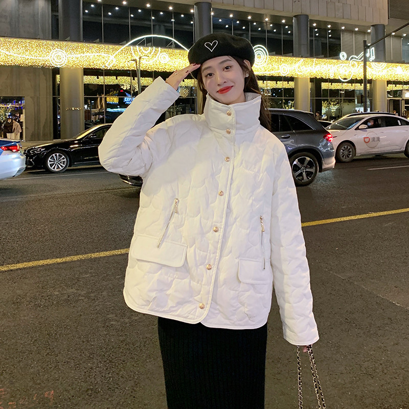 现货羽绒服标50绒纯色长袖外套29022805P200控288,女装羽绒服,艾青服饰
