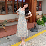 大现货蕾丝刺绣碎花连衣裙1652437P125K188，女装连衣裙，艾青服饰