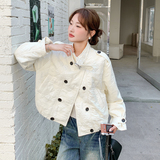 现货高端欧货菱格棉服冬季新款棉衣夹棉外套女1536643P165K238，女装棉衣/棉服，艾青服饰